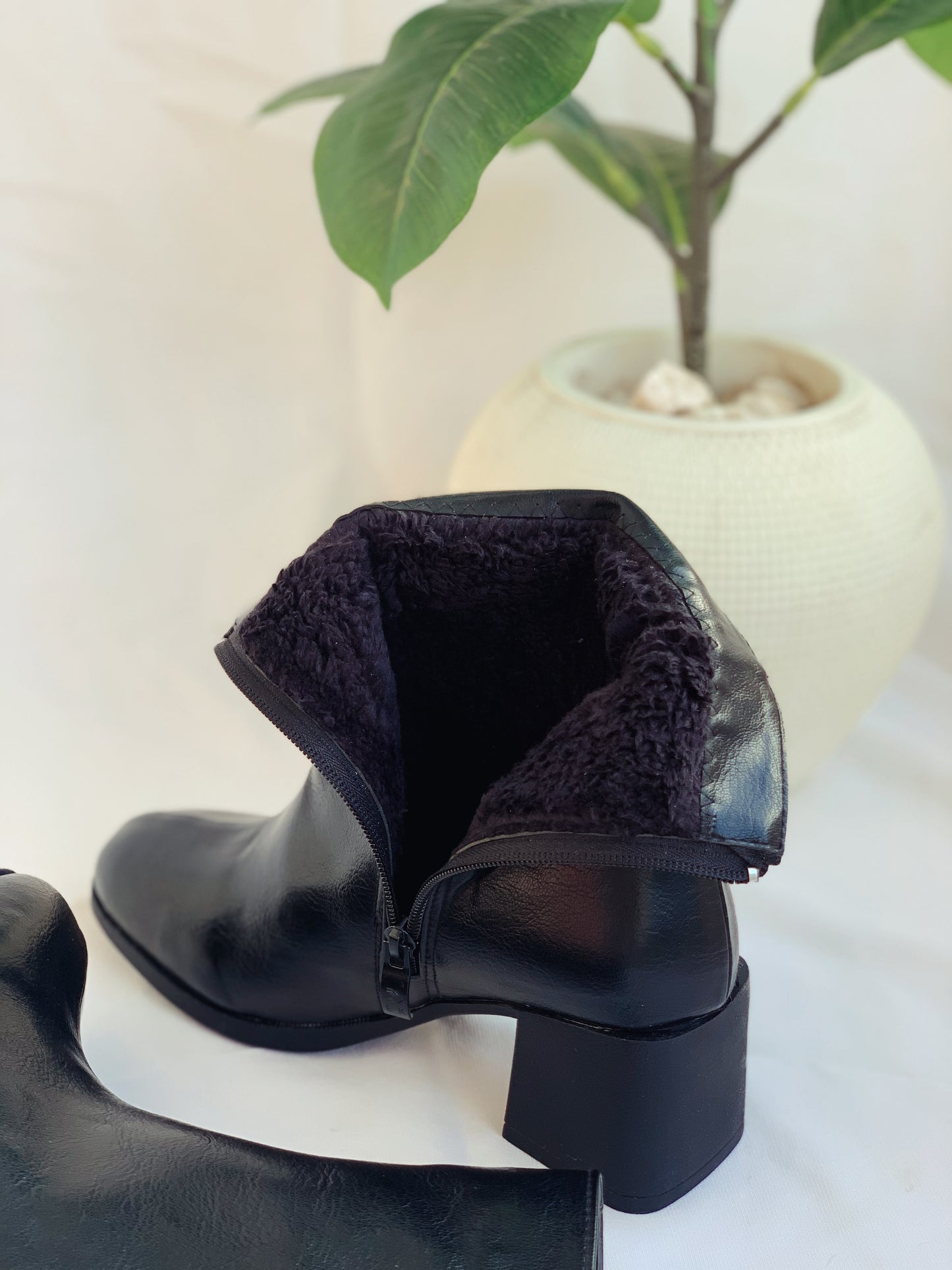 Plain basic boots