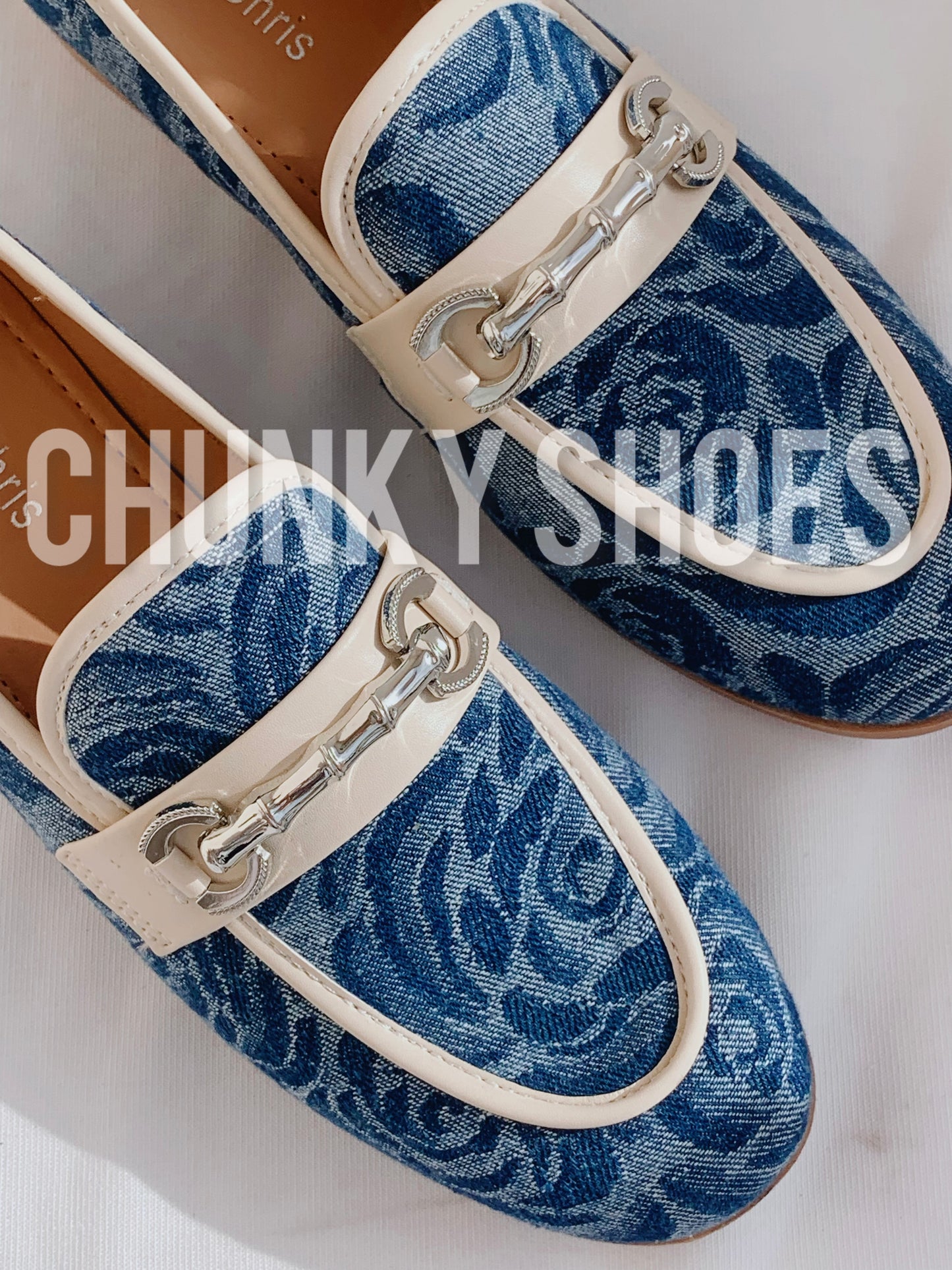 Denim loafers