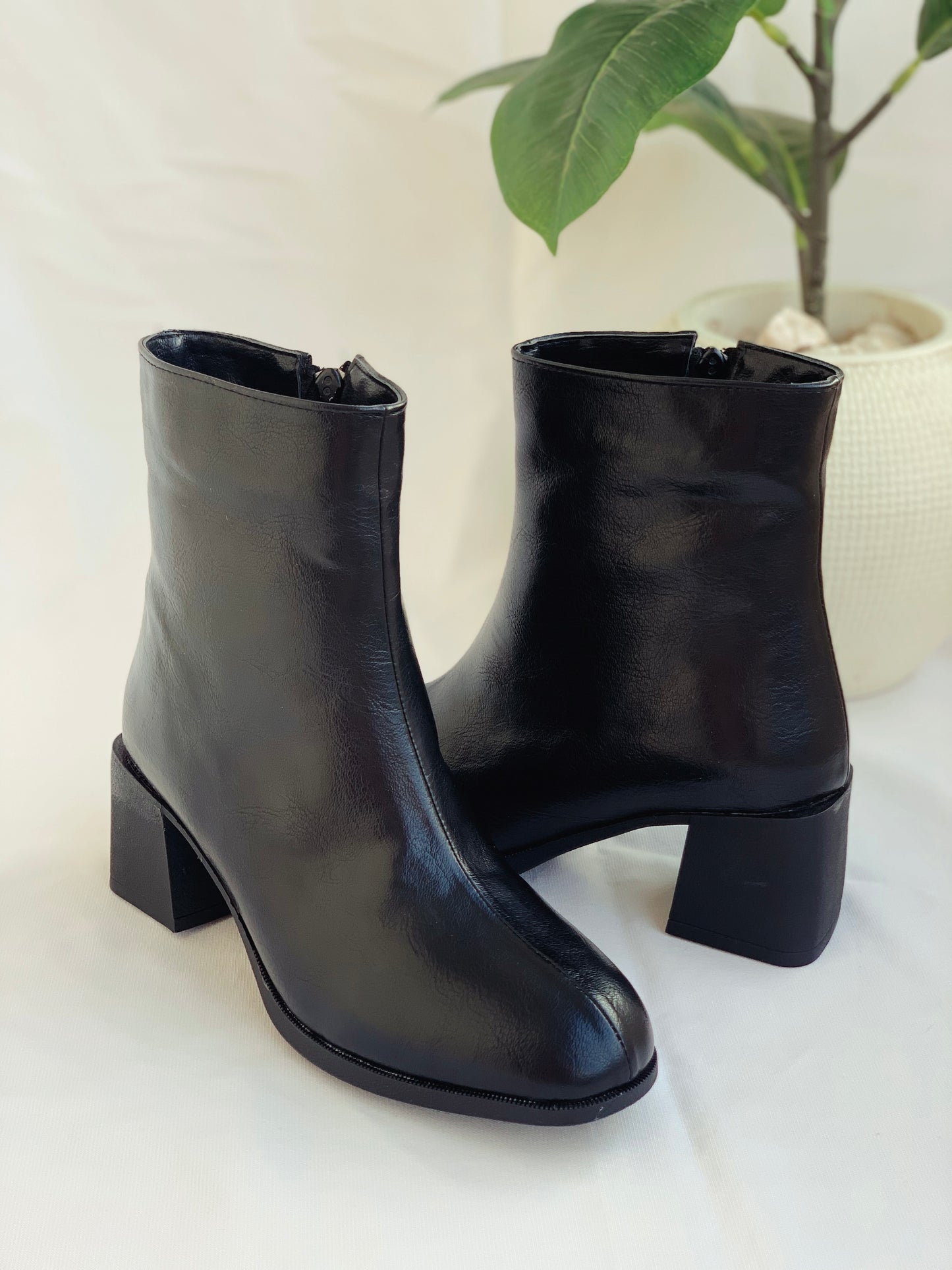 Plain basic boots