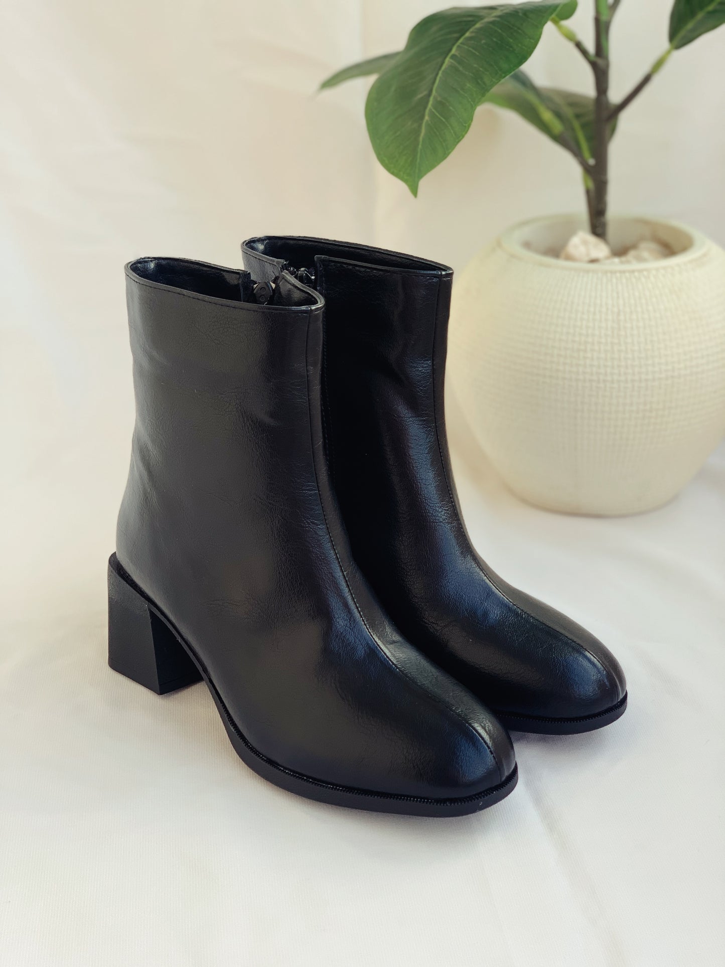 Plain basic boots