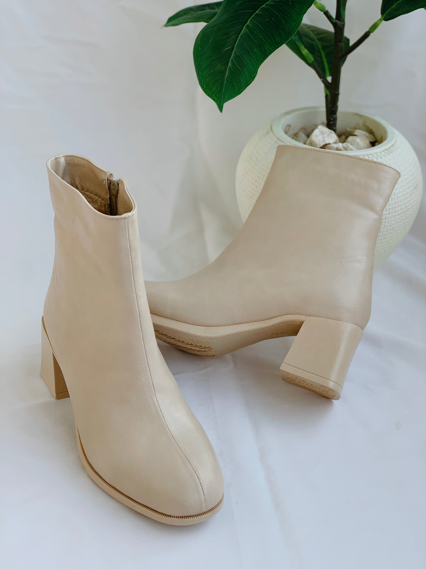 Plain basic boots