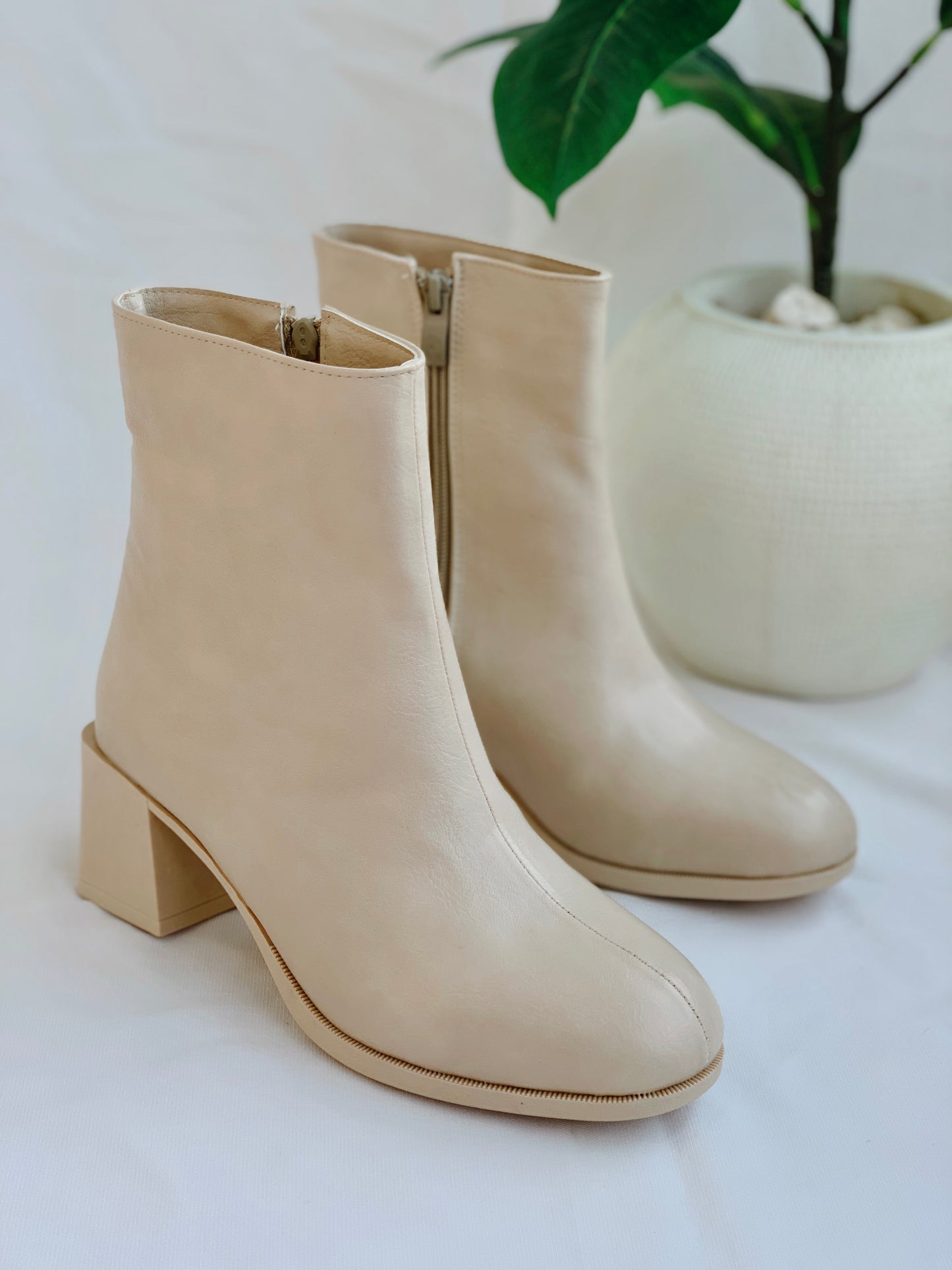 Plain basic boots